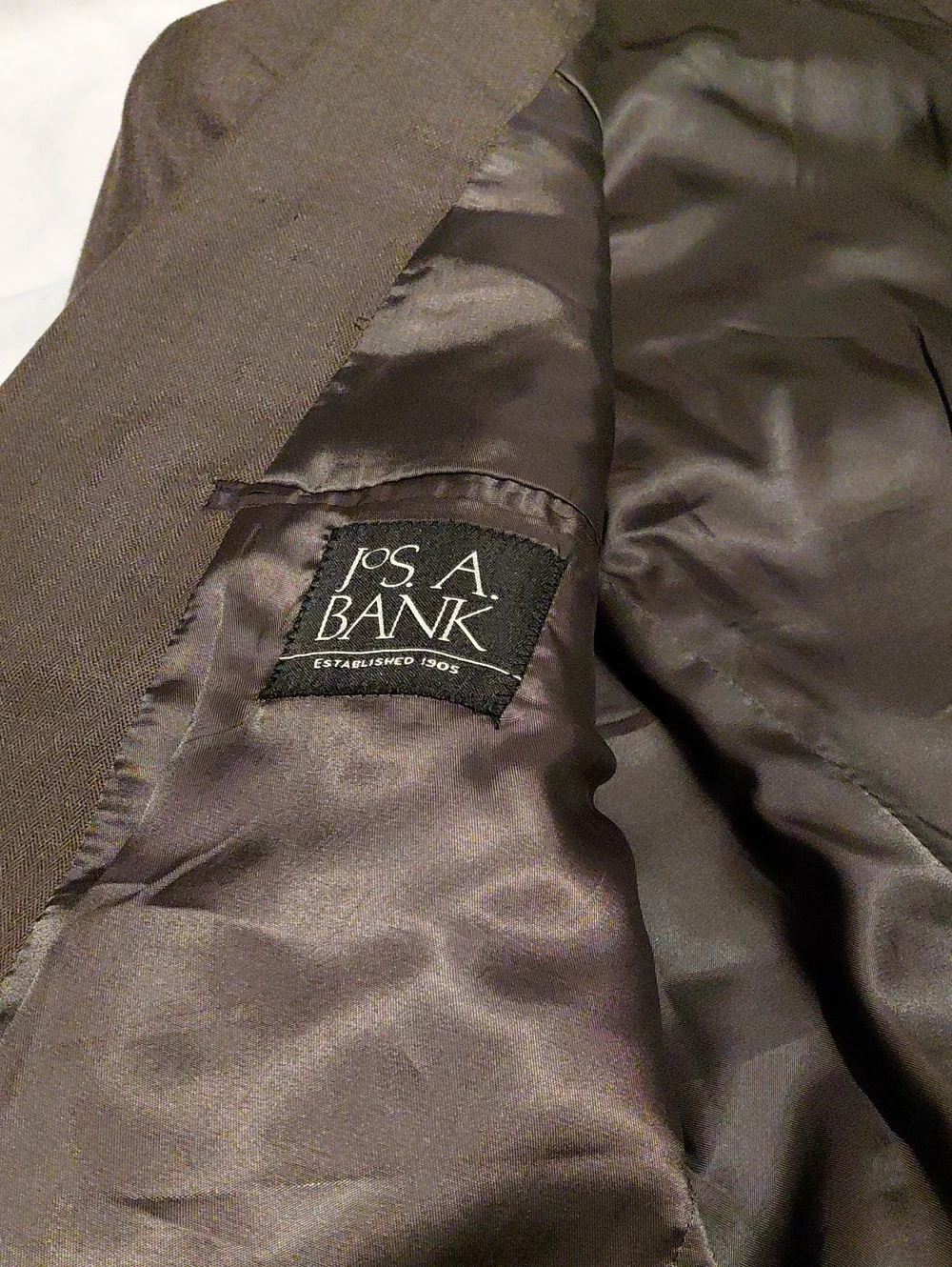 Jos. A. Bank Men's Brown Two-Button Sport Coat 42R Exceptionally Clean